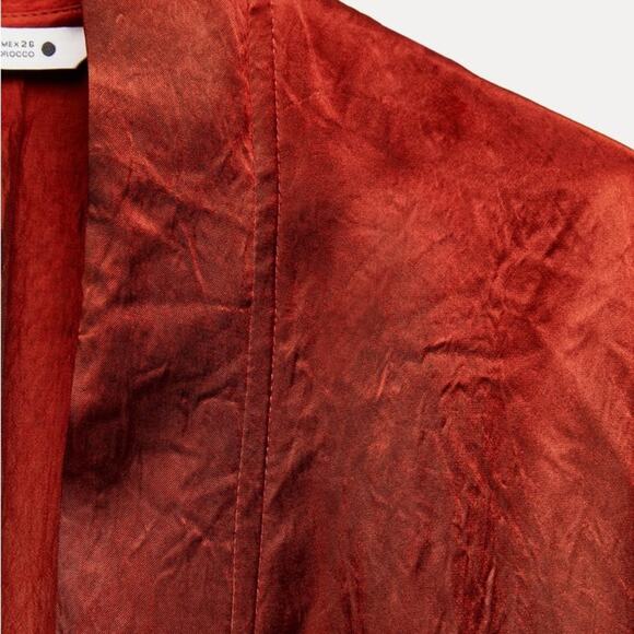 ZARA SATIN EFFECT DRESS ZW COLLECTION - Picture 8 of 11